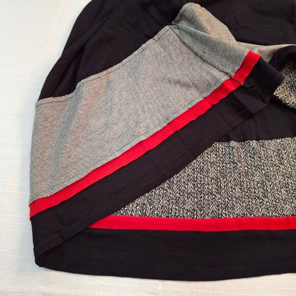 Vintage Morgan Bouffant Dress w Red & Grey Skirt Band, Size Medium - Picture 7 of 10